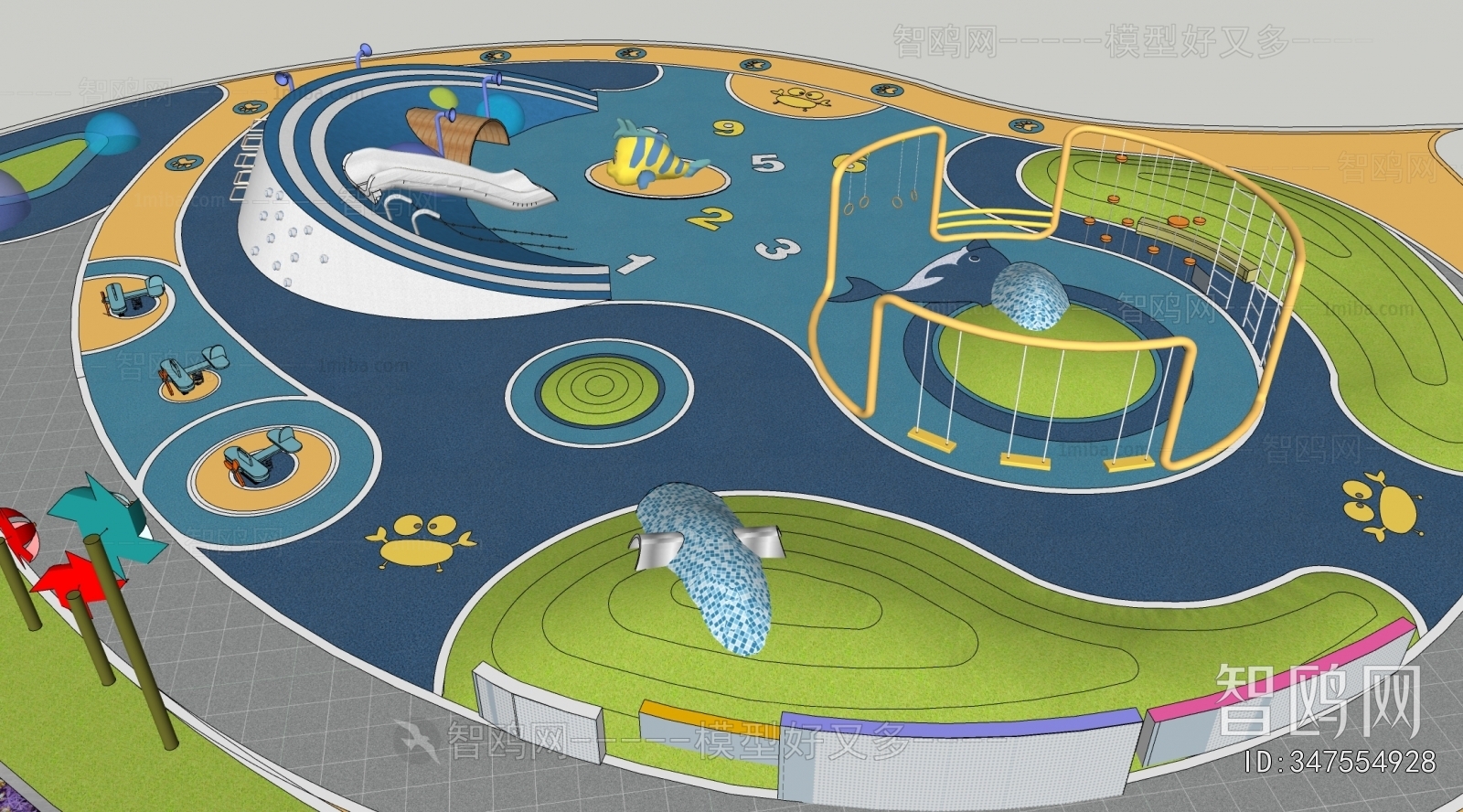 Modern Children's Amusement Park