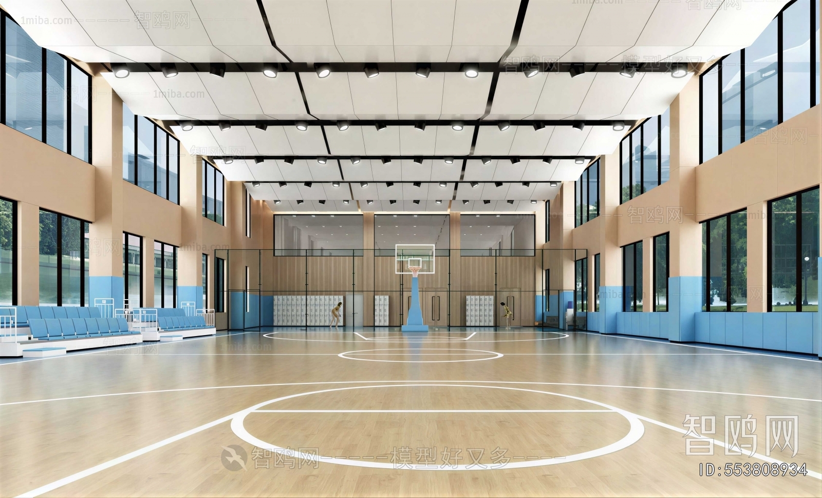 Modern Basketball Arena