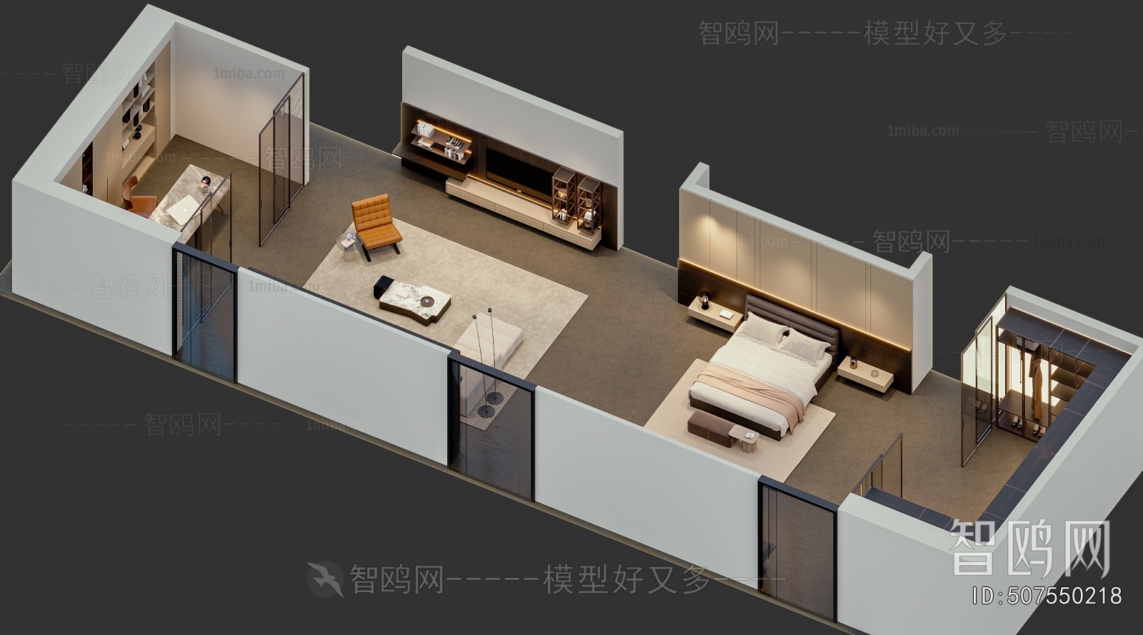Modern A Bird's-eye View Of Home Decoration