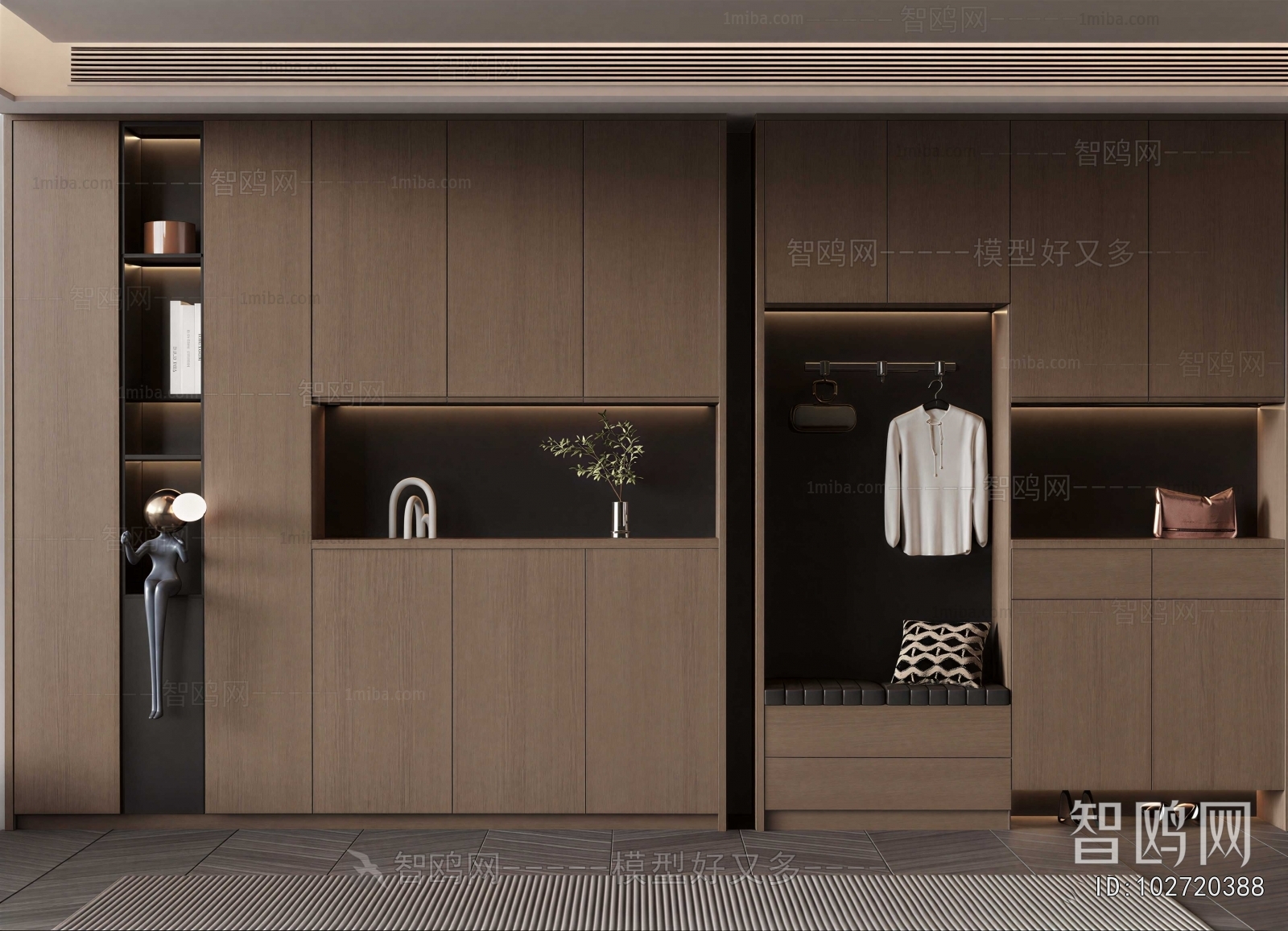 Modern Shoe Cabinet