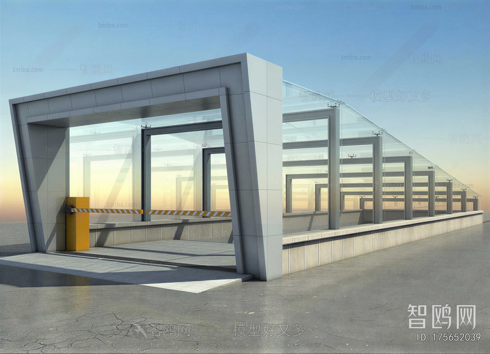 Modern Underground Parking Lot