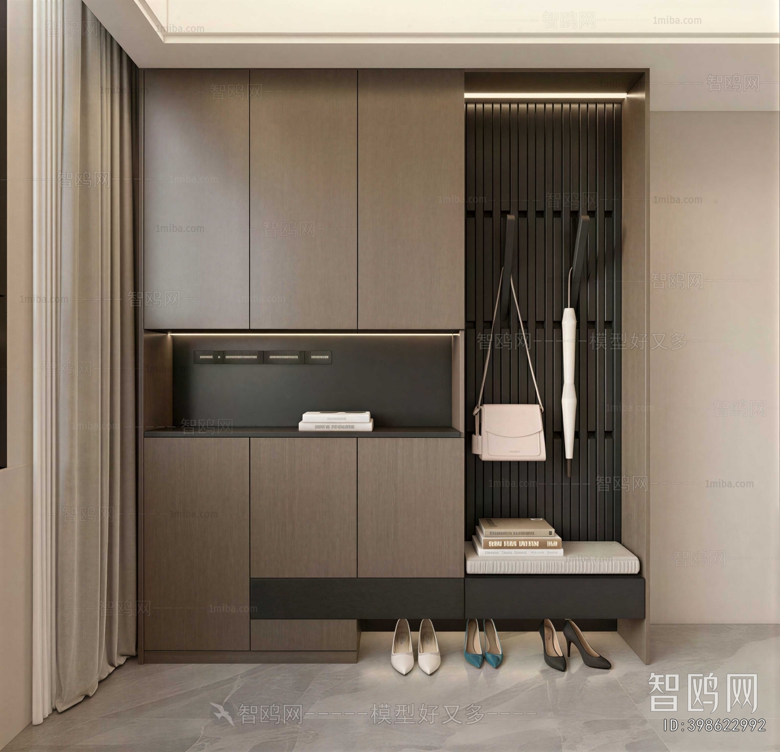 Modern Shoe Cabinet