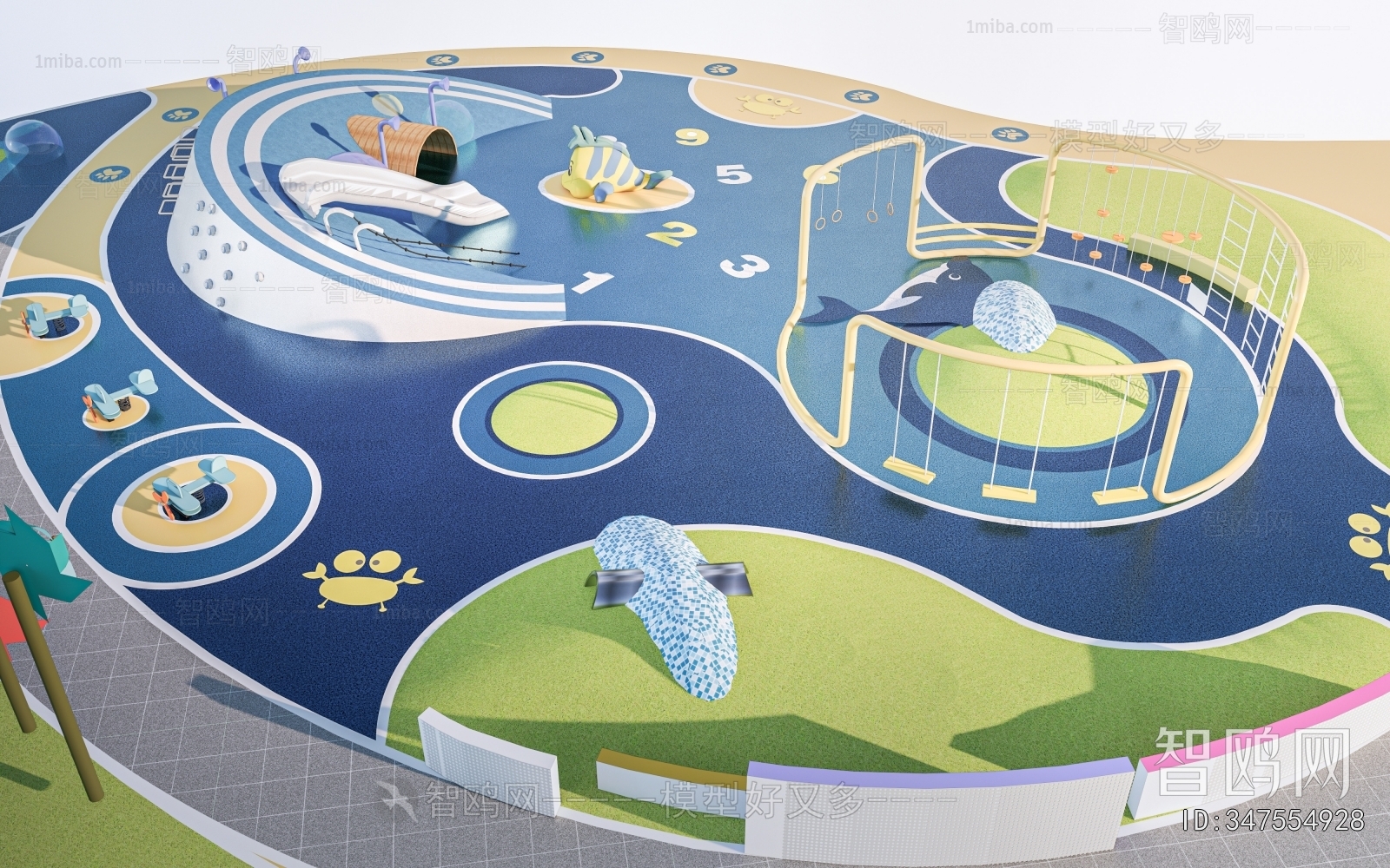 Modern Children's Amusement Park