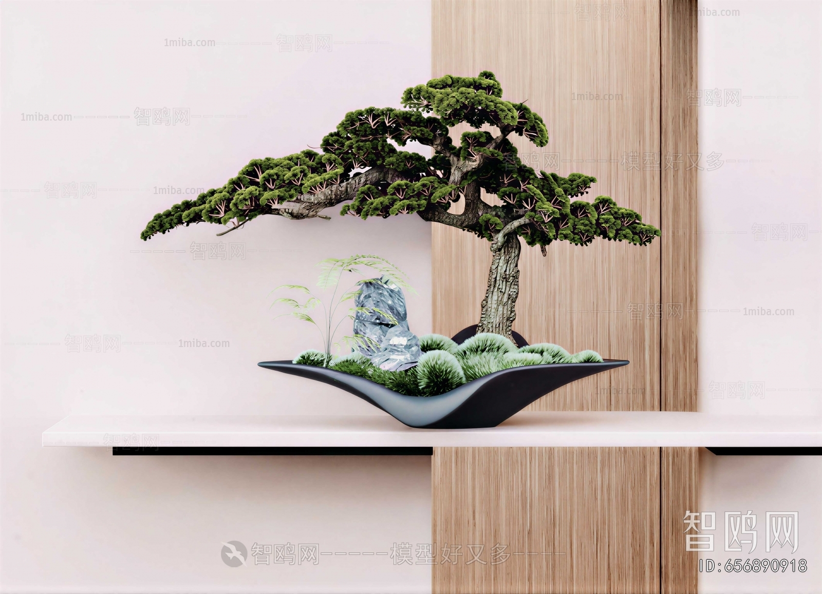 New Chinese Style Bonsai