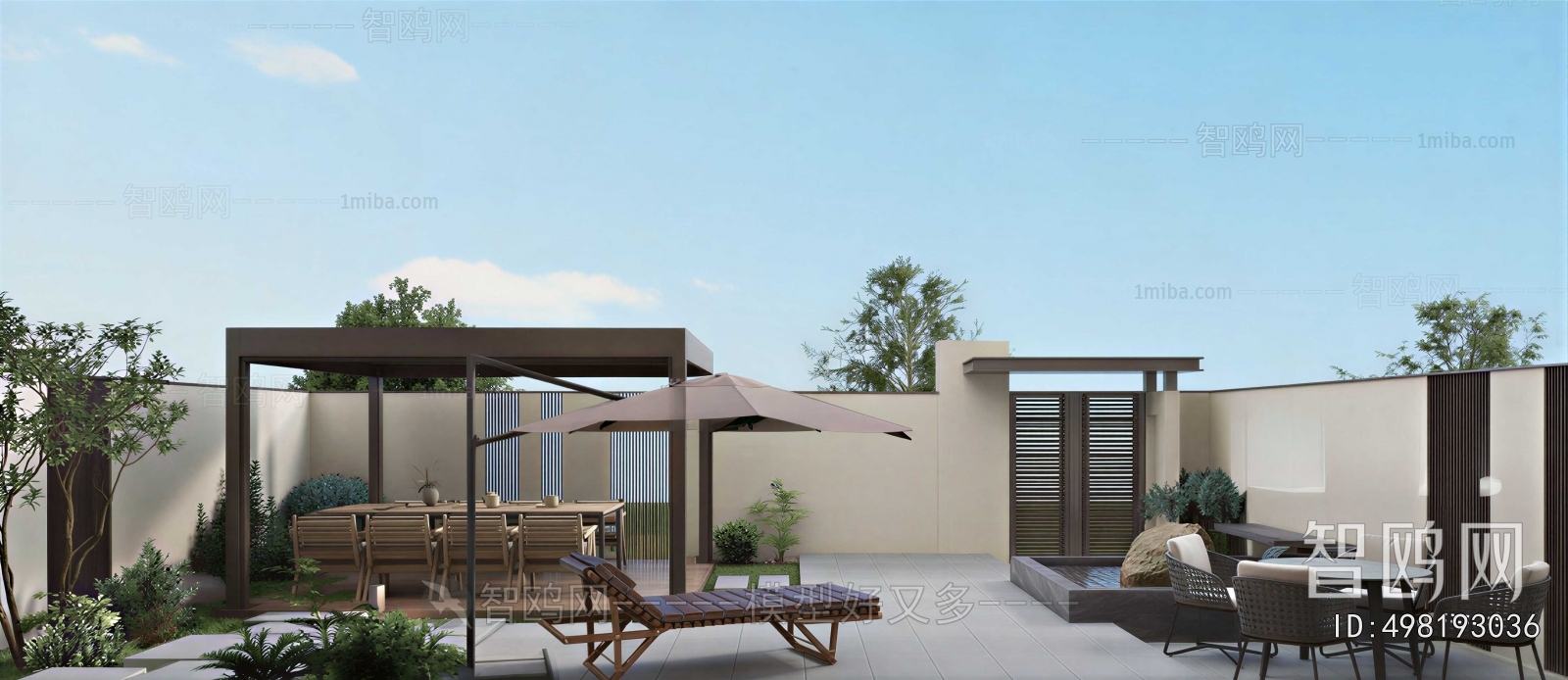 Modern Courtyard/landscape