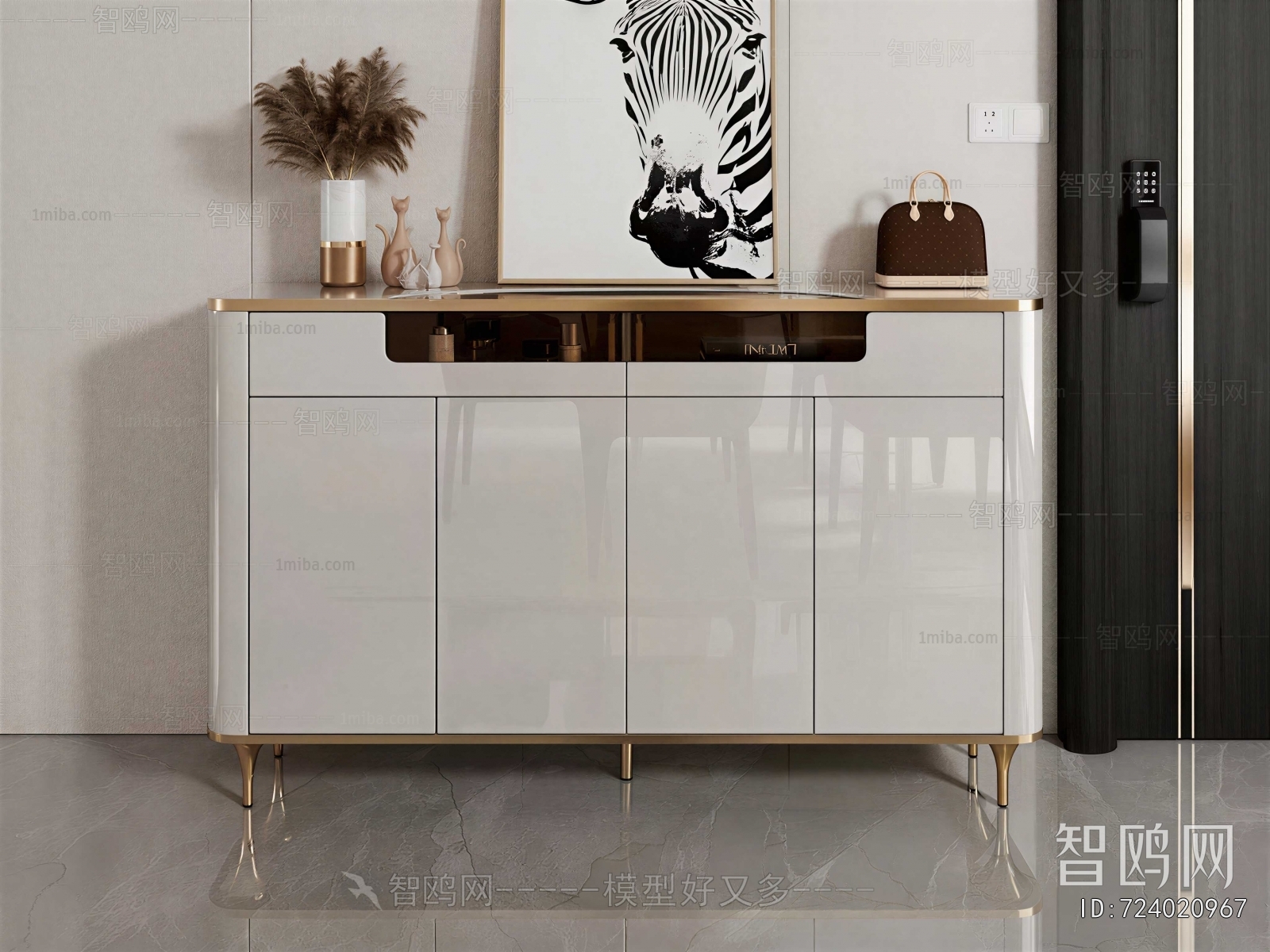 Modern Shoe Cabinet