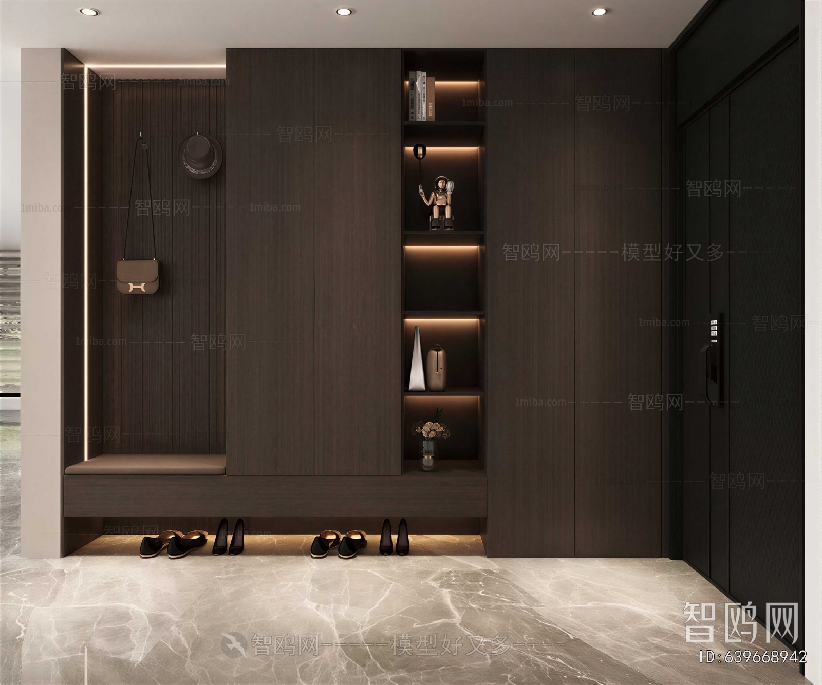Modern Shoe Cabinet