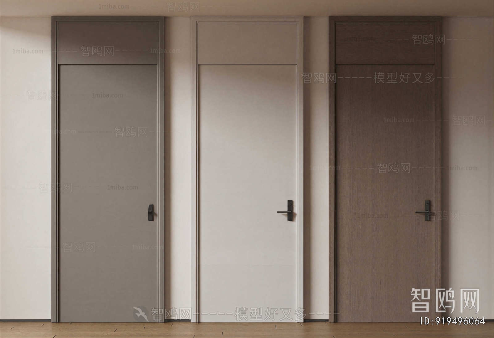 Modern Single Door
