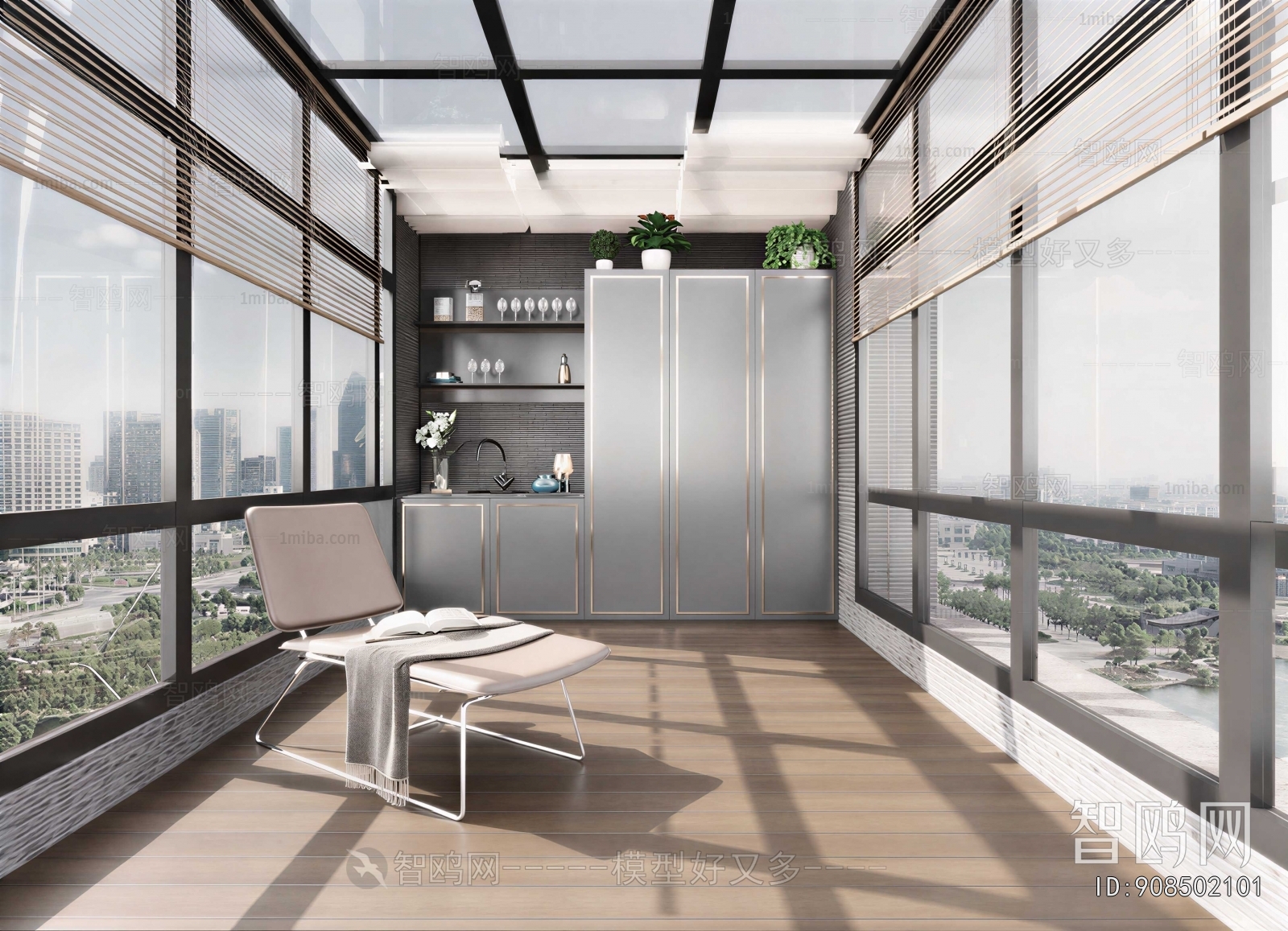 Modern Glass Sun Room
