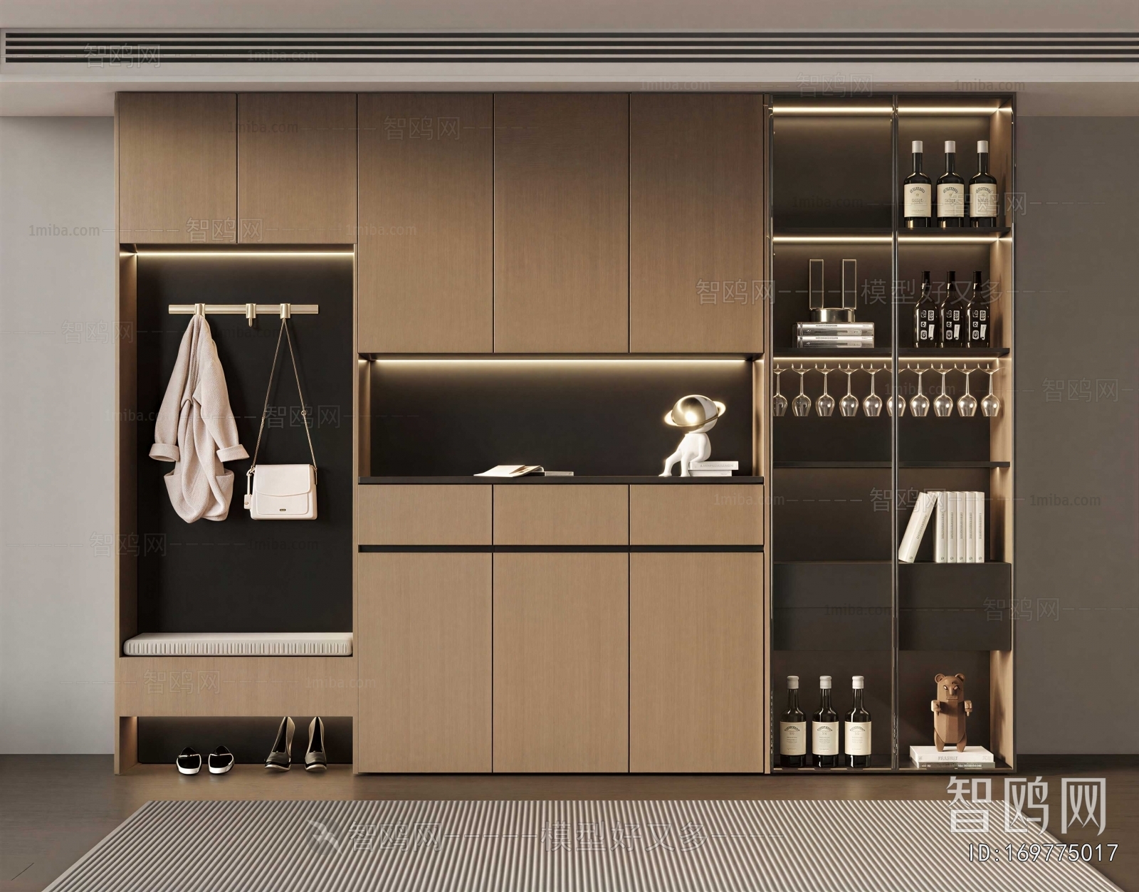 Modern Shoe Cabinet