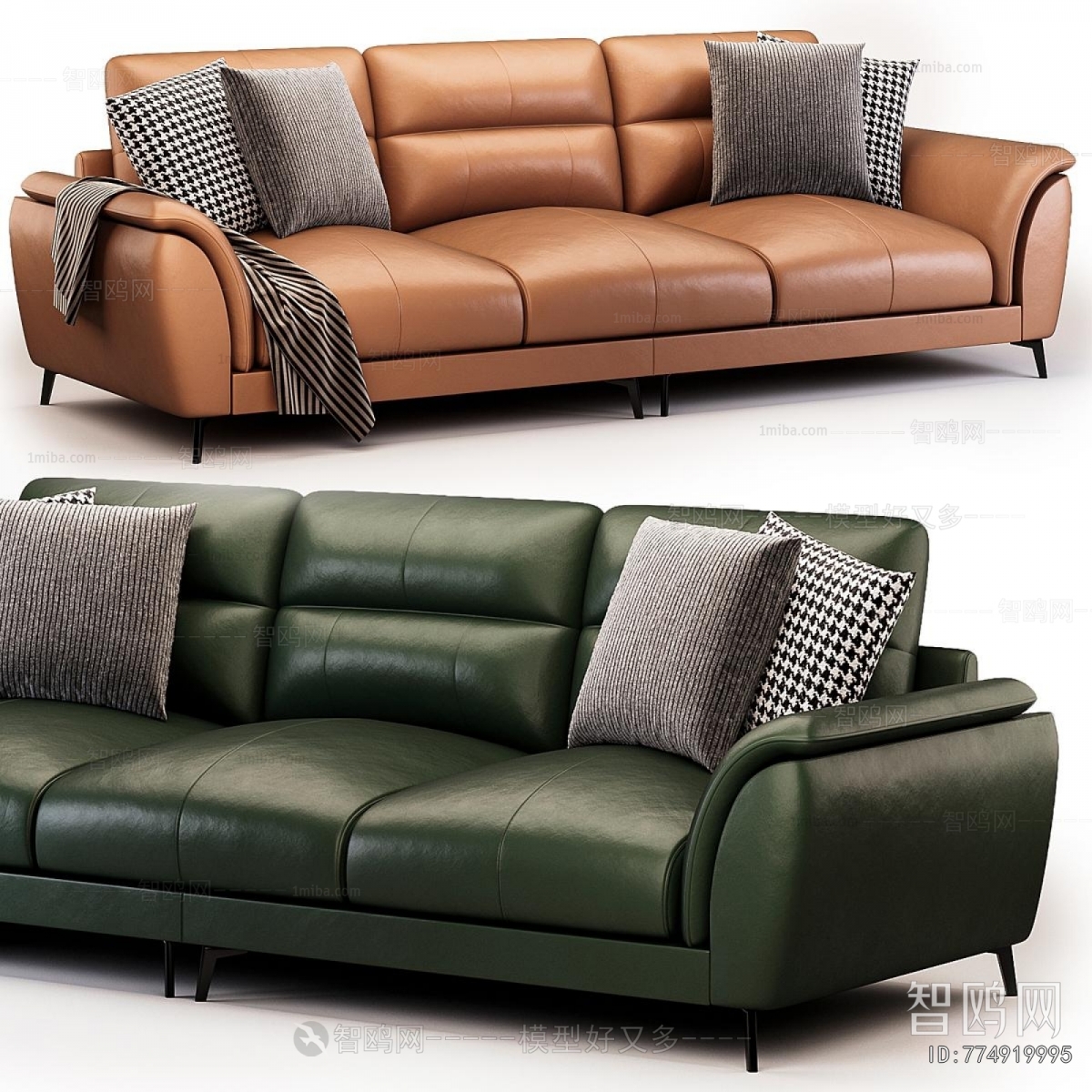 Modern Three-seat Sofa
