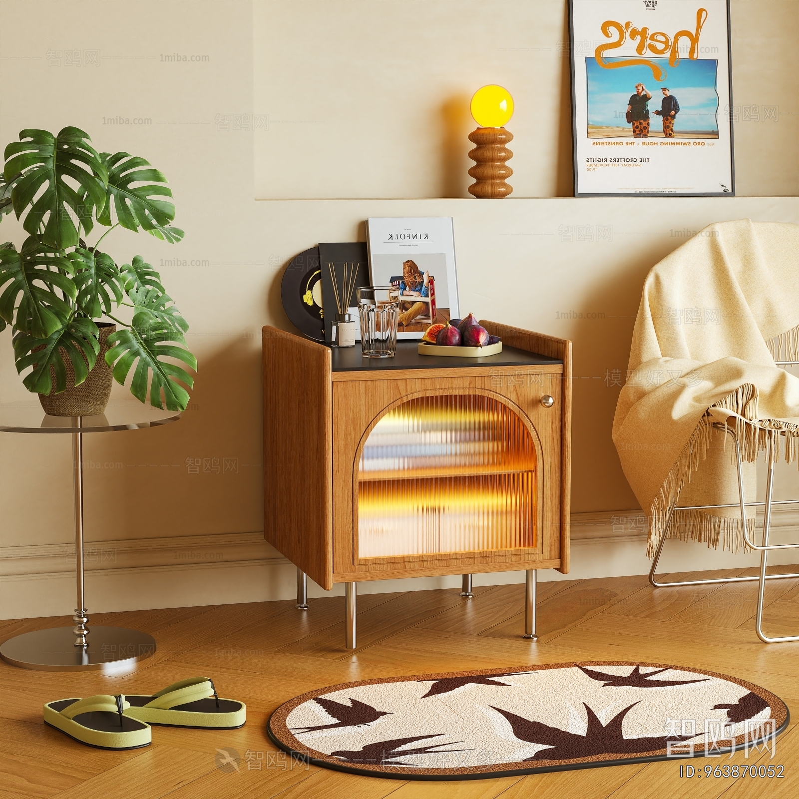 Modern Bedside Cupboard