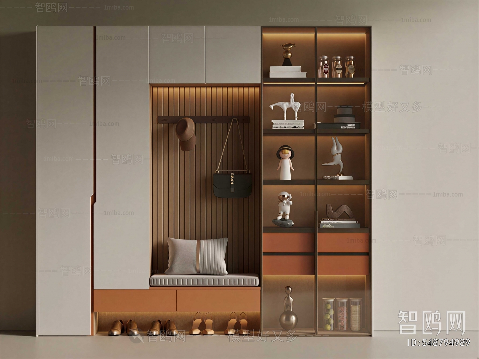 Modern Shoe Cabinet
