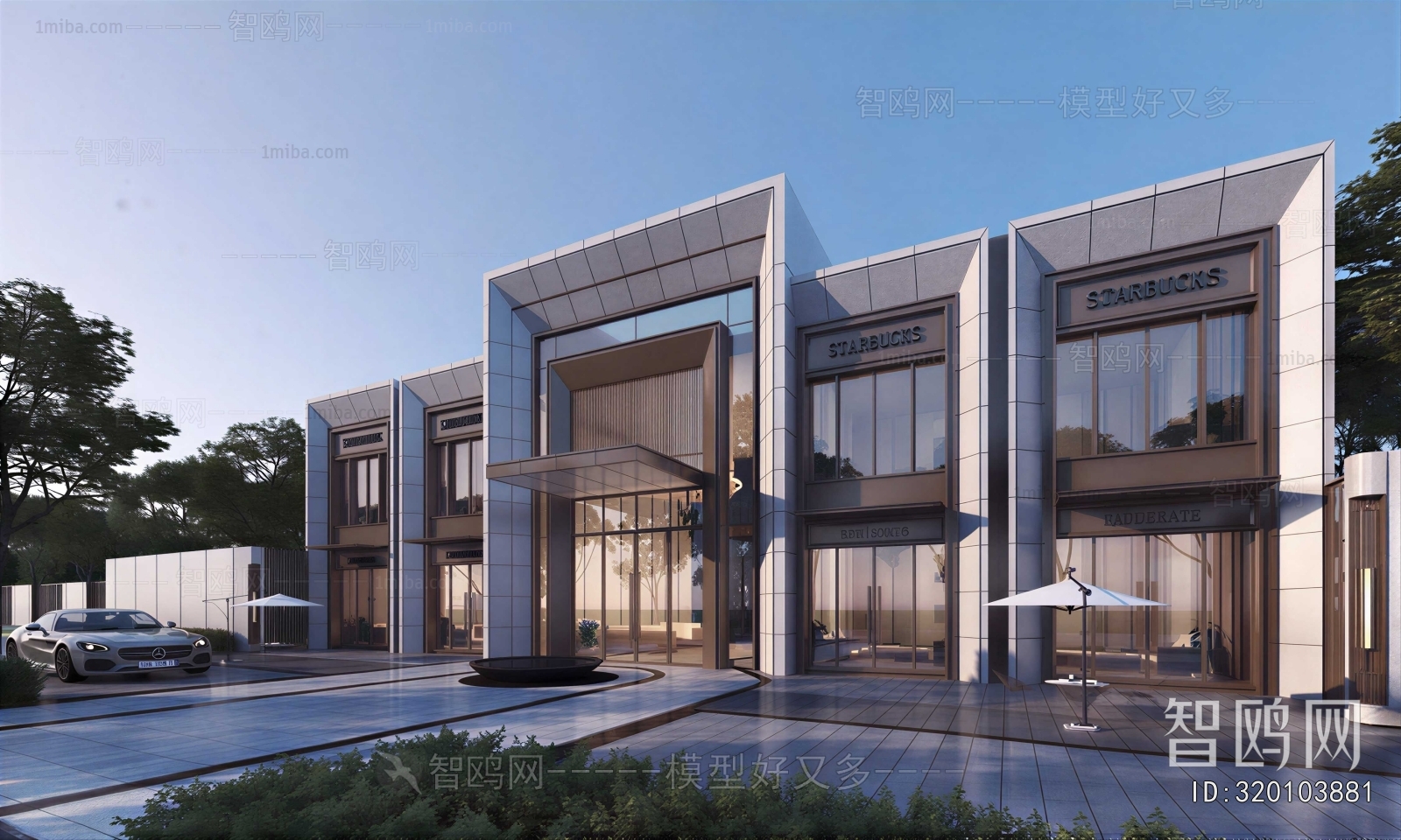 Modern Appearance Of Commercial Building