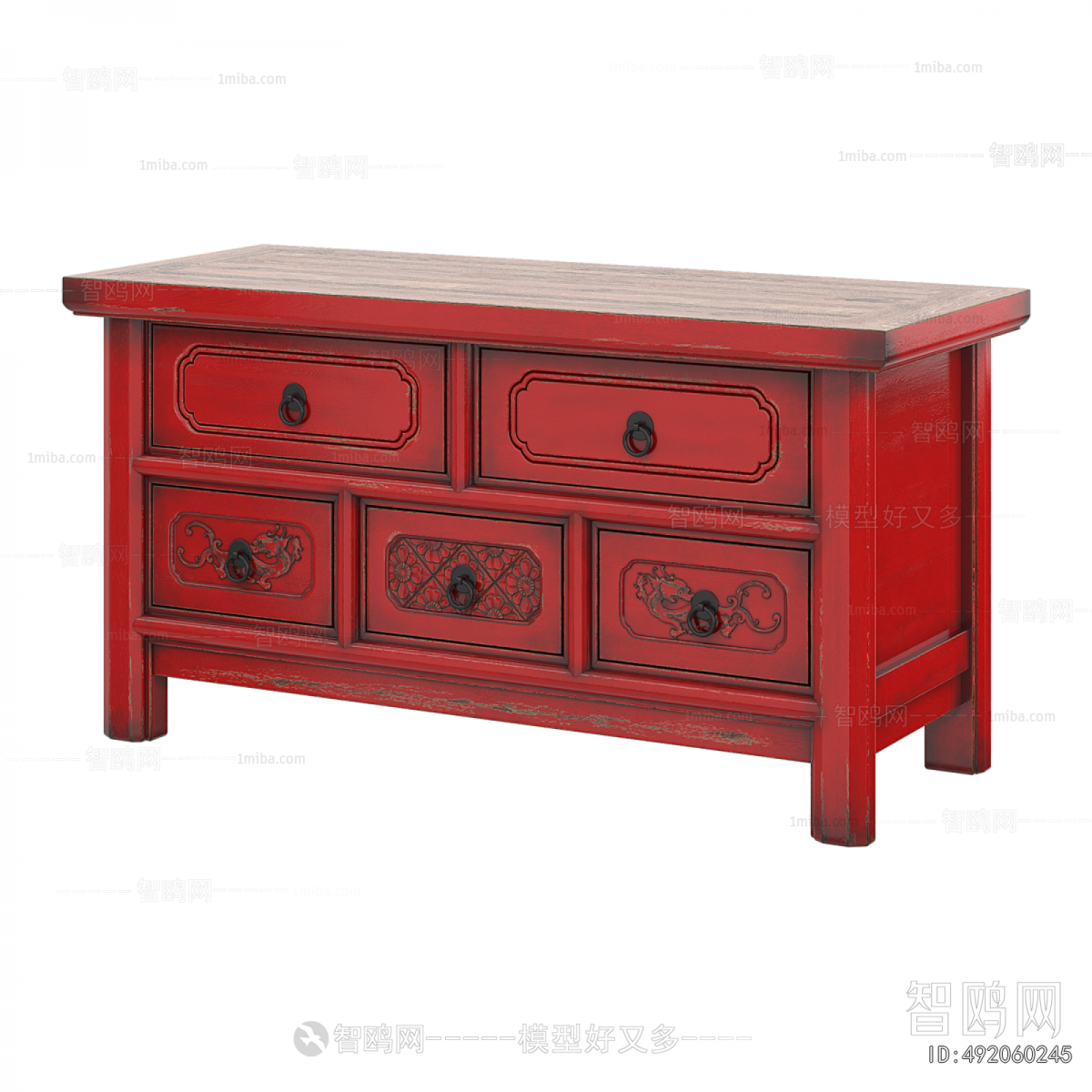 New Chinese Style Entrance Cabinet