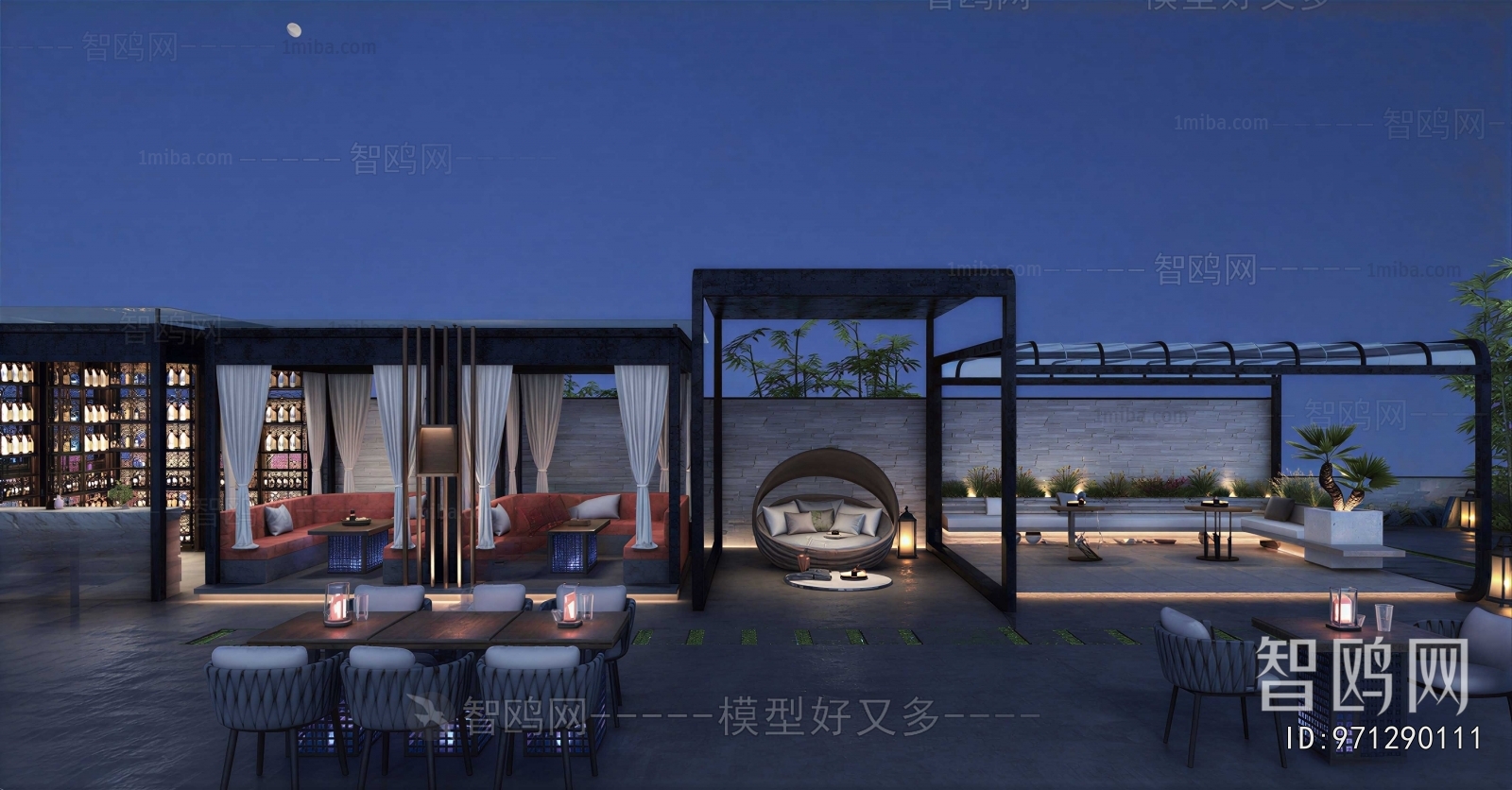Modern Courtyard/landscape