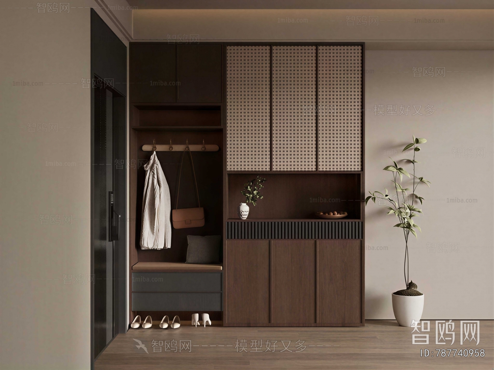 Modern Shoe Cabinet