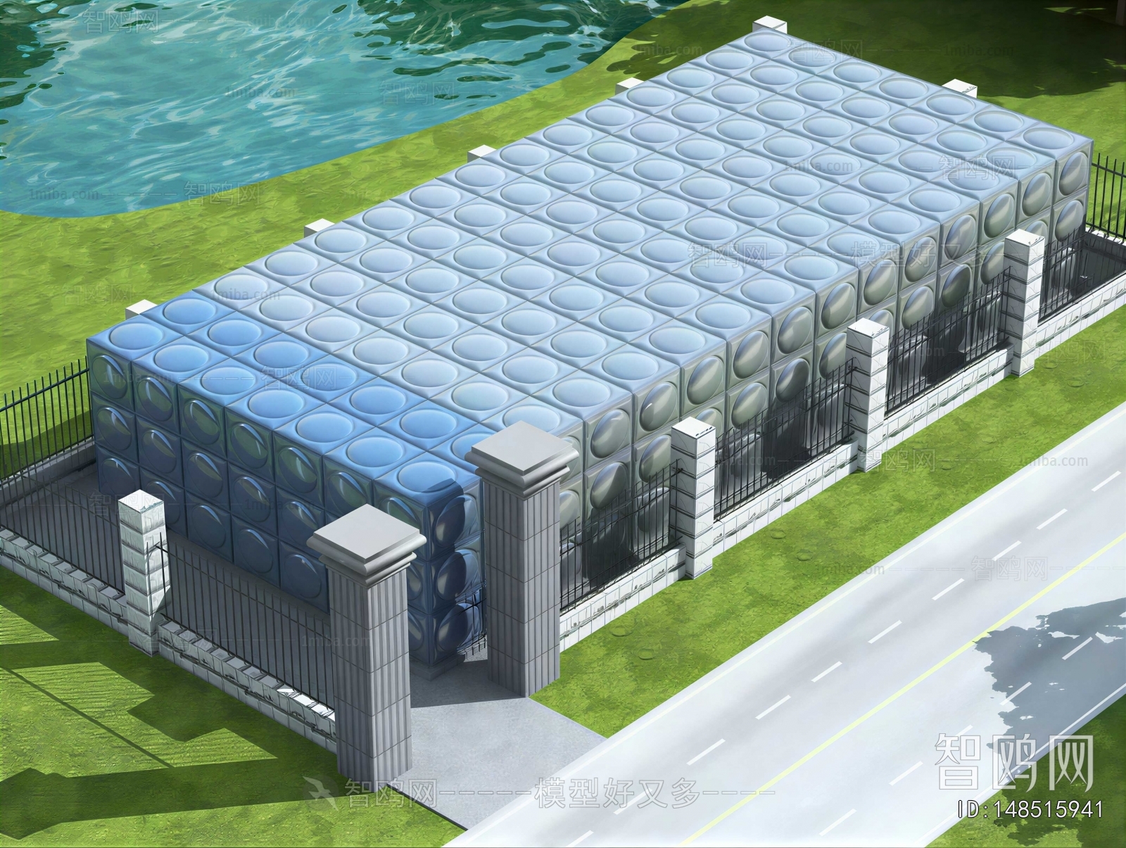 Modern Industrial Building