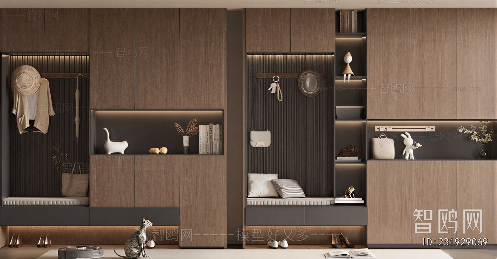 Modern Shoe Cabinet