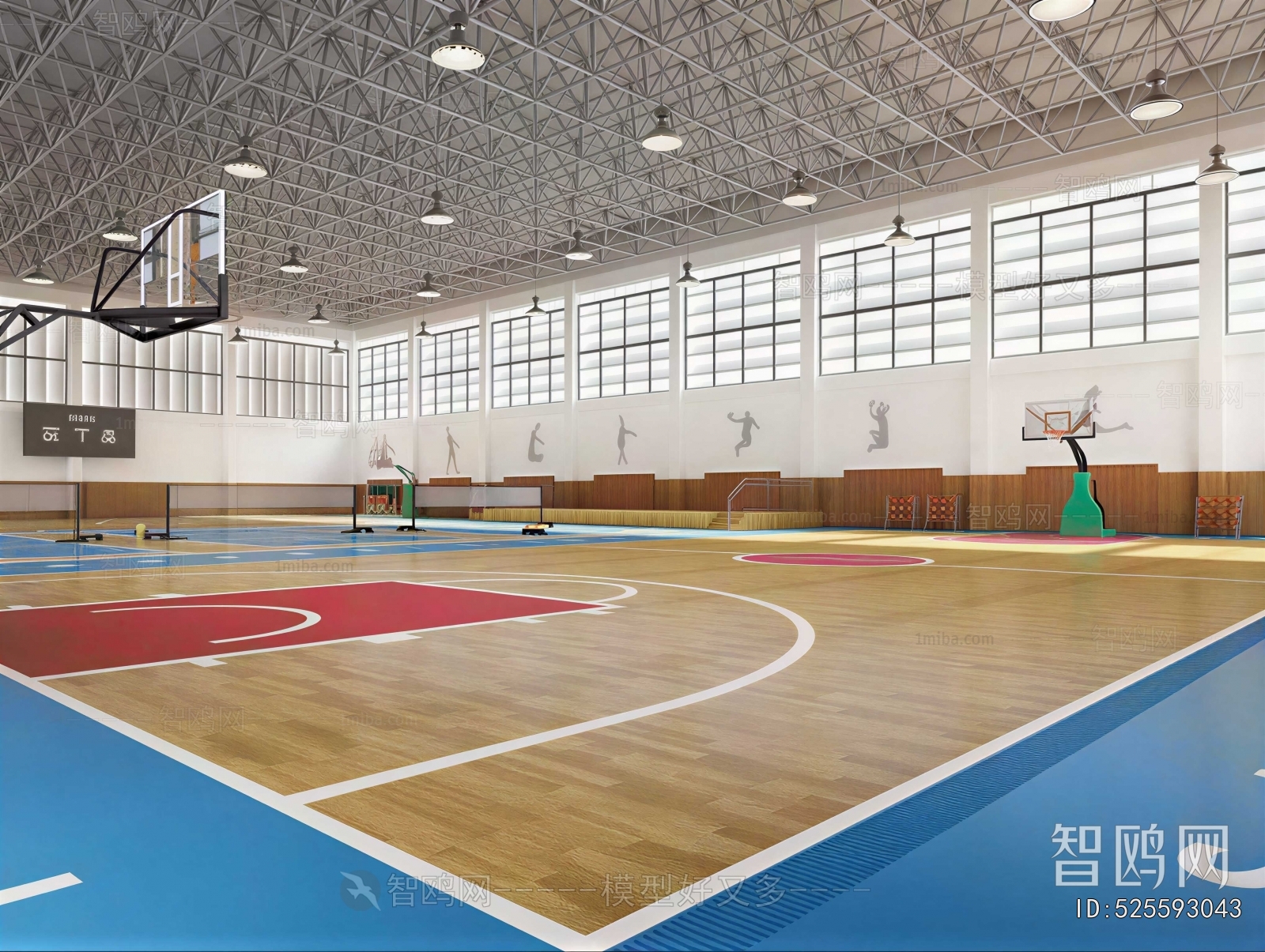 Modern Basketball Arena