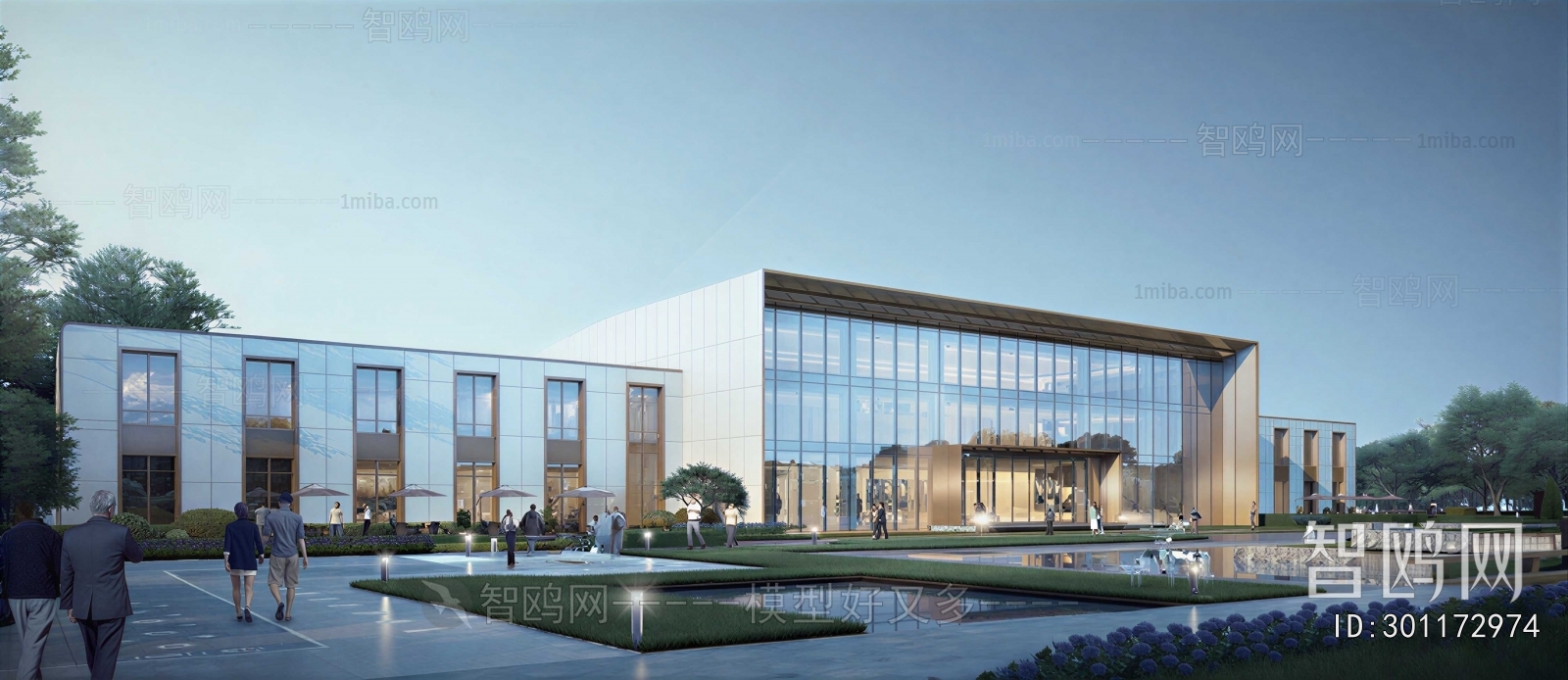 Modern Courtyard/landscape