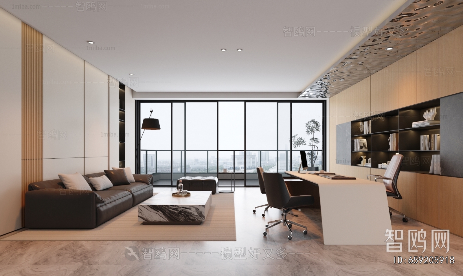 Modern Manager's Office
