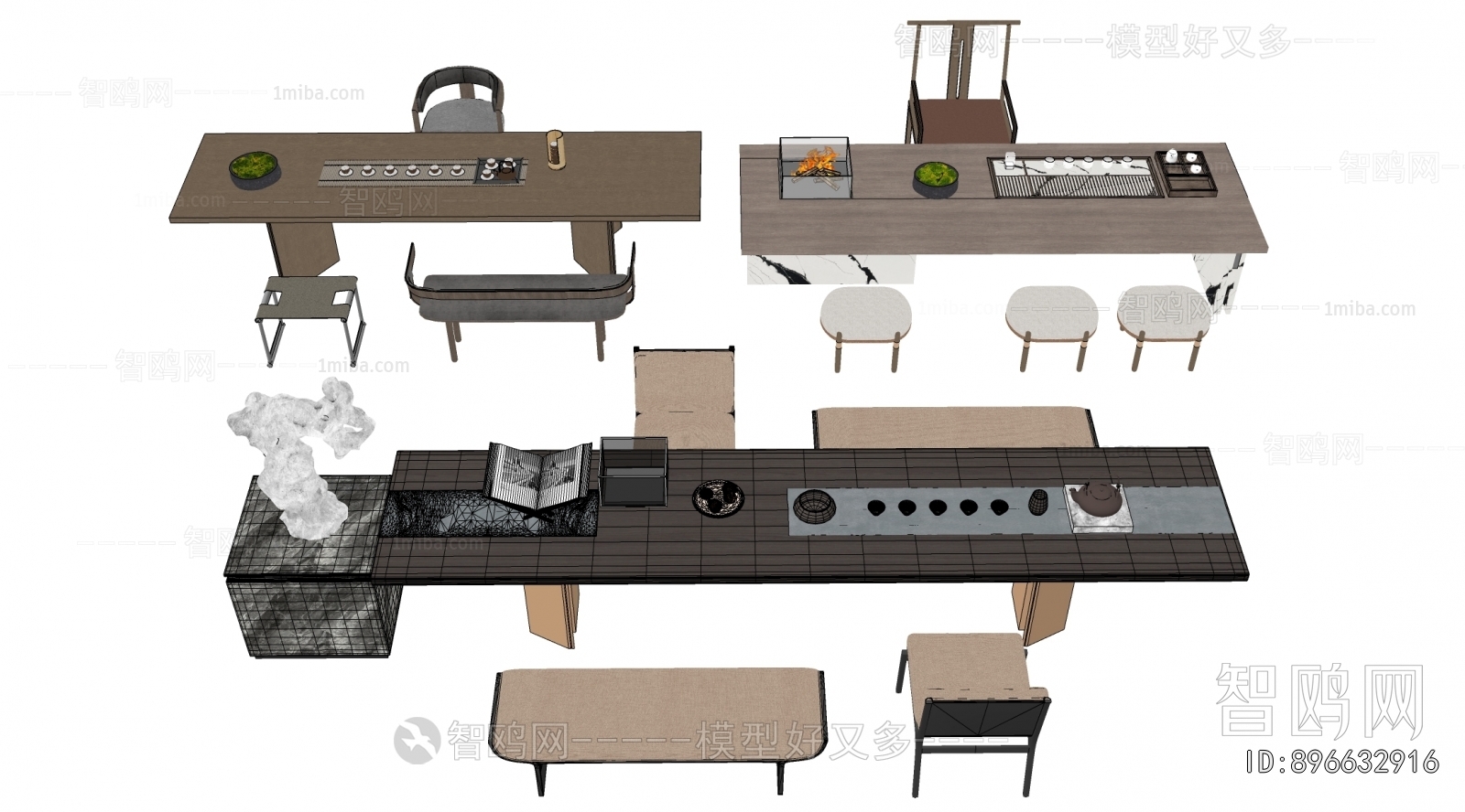 Modern Tea Tables And Chairs