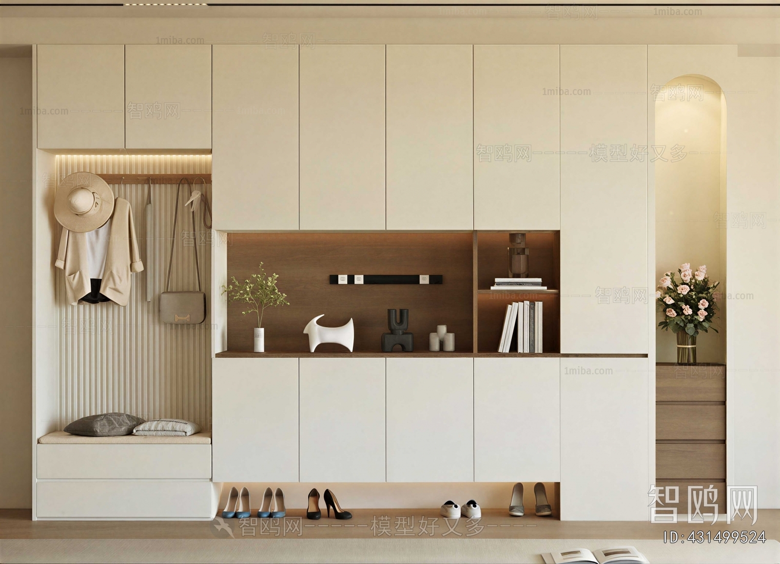 Modern Shoe Cabinet