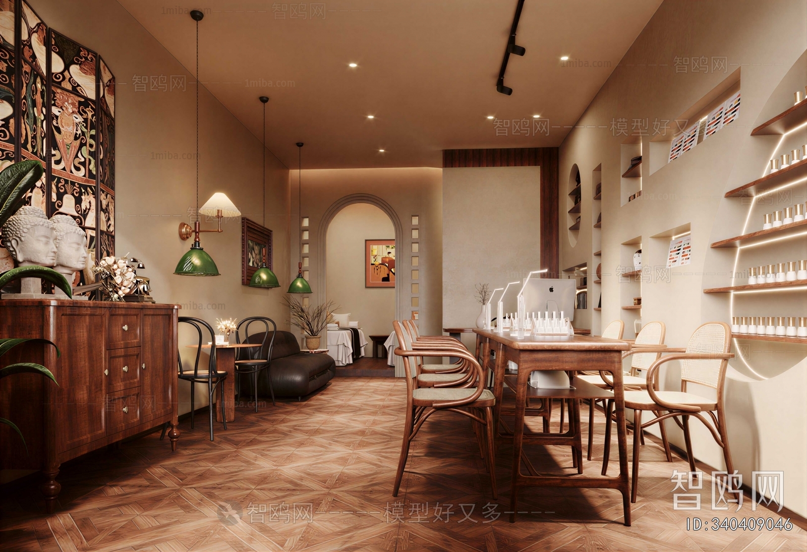 Retro Style Manicure Shop