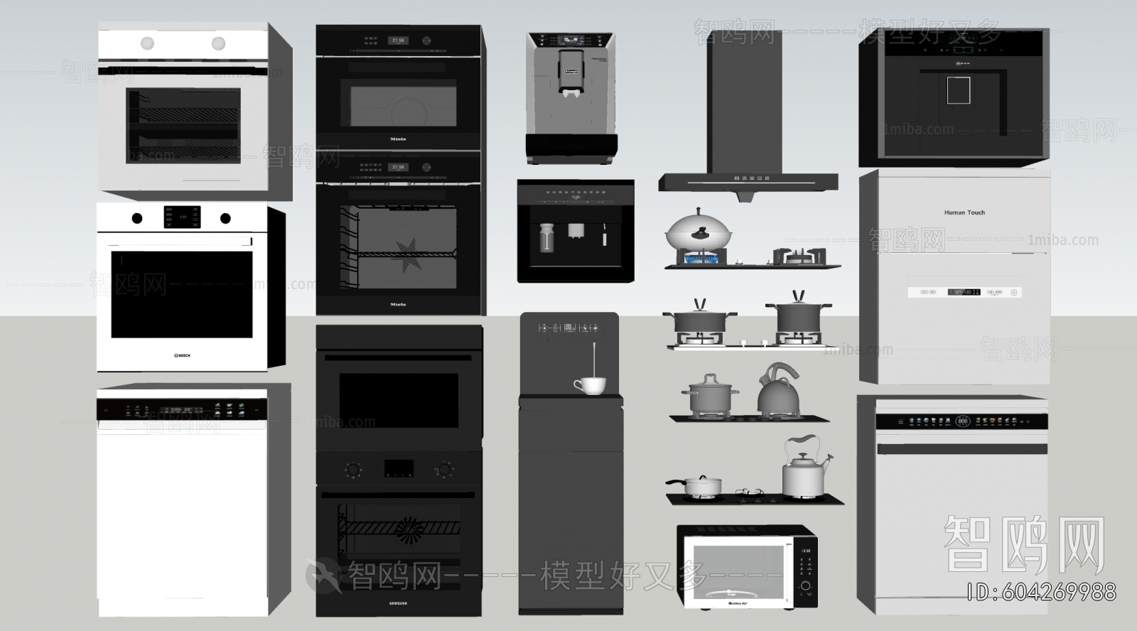 Modern Electric Kitchen Appliances