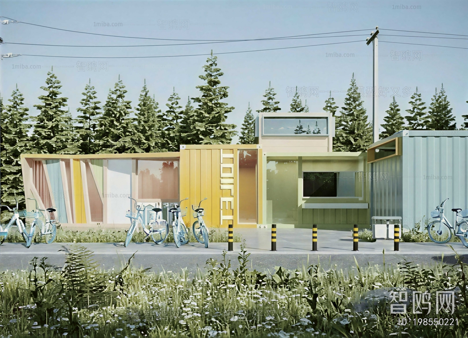 Modern Appearance Of Commercial Building