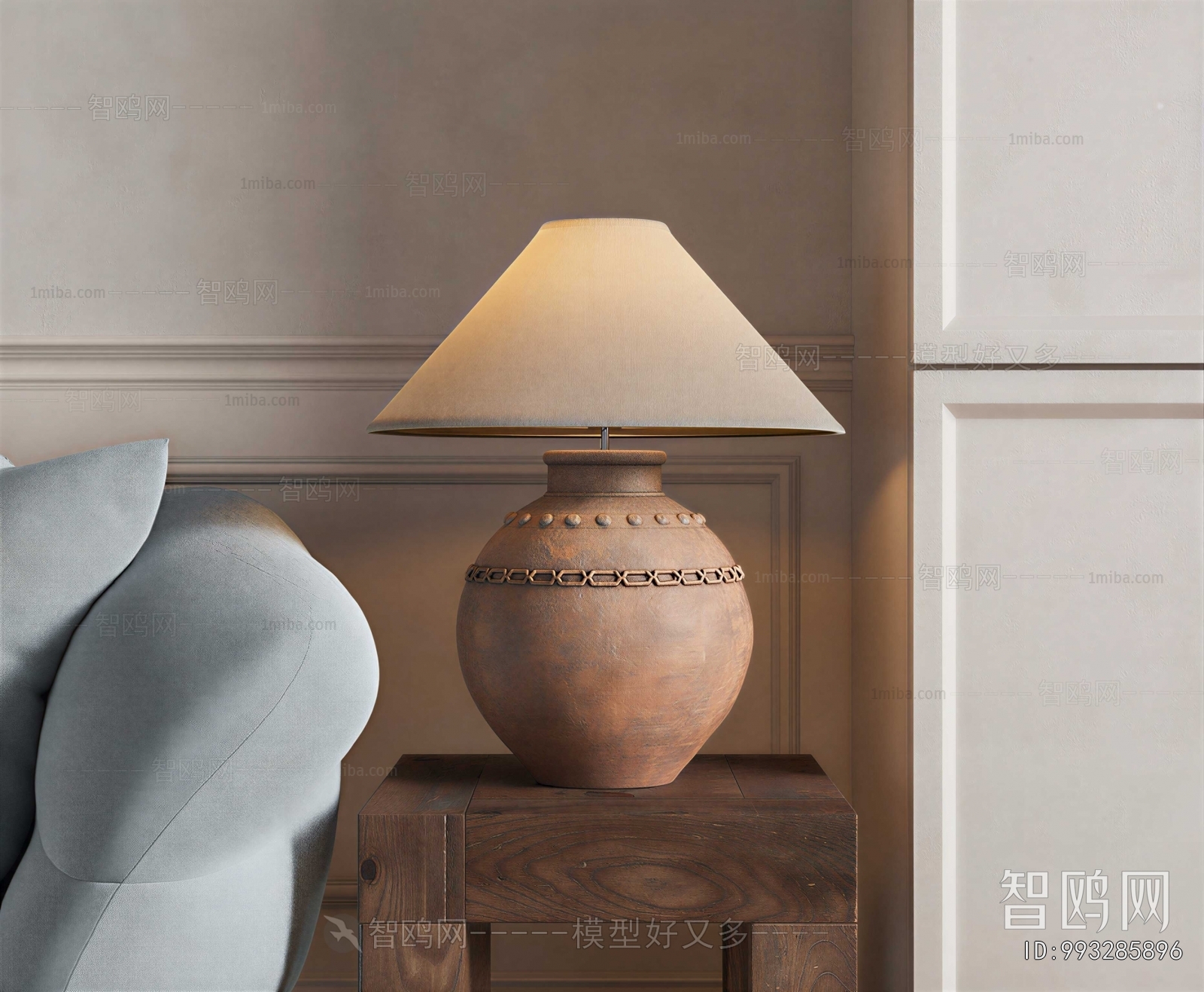 Wabi-sabi Style Table Lamp