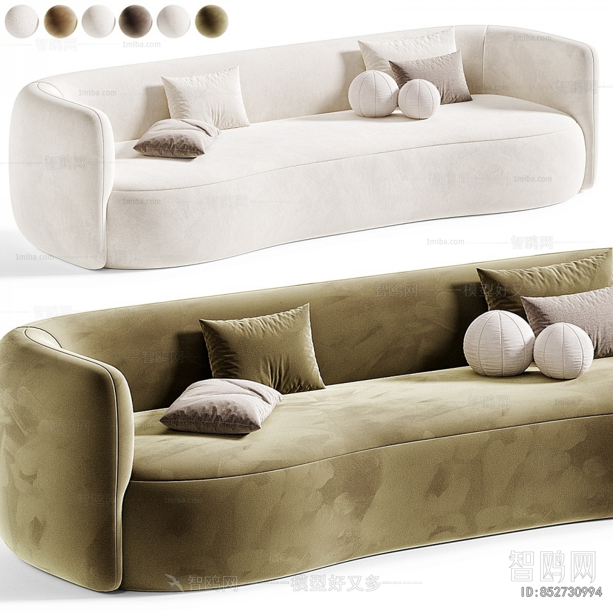 Modern Three-seat Sofa
