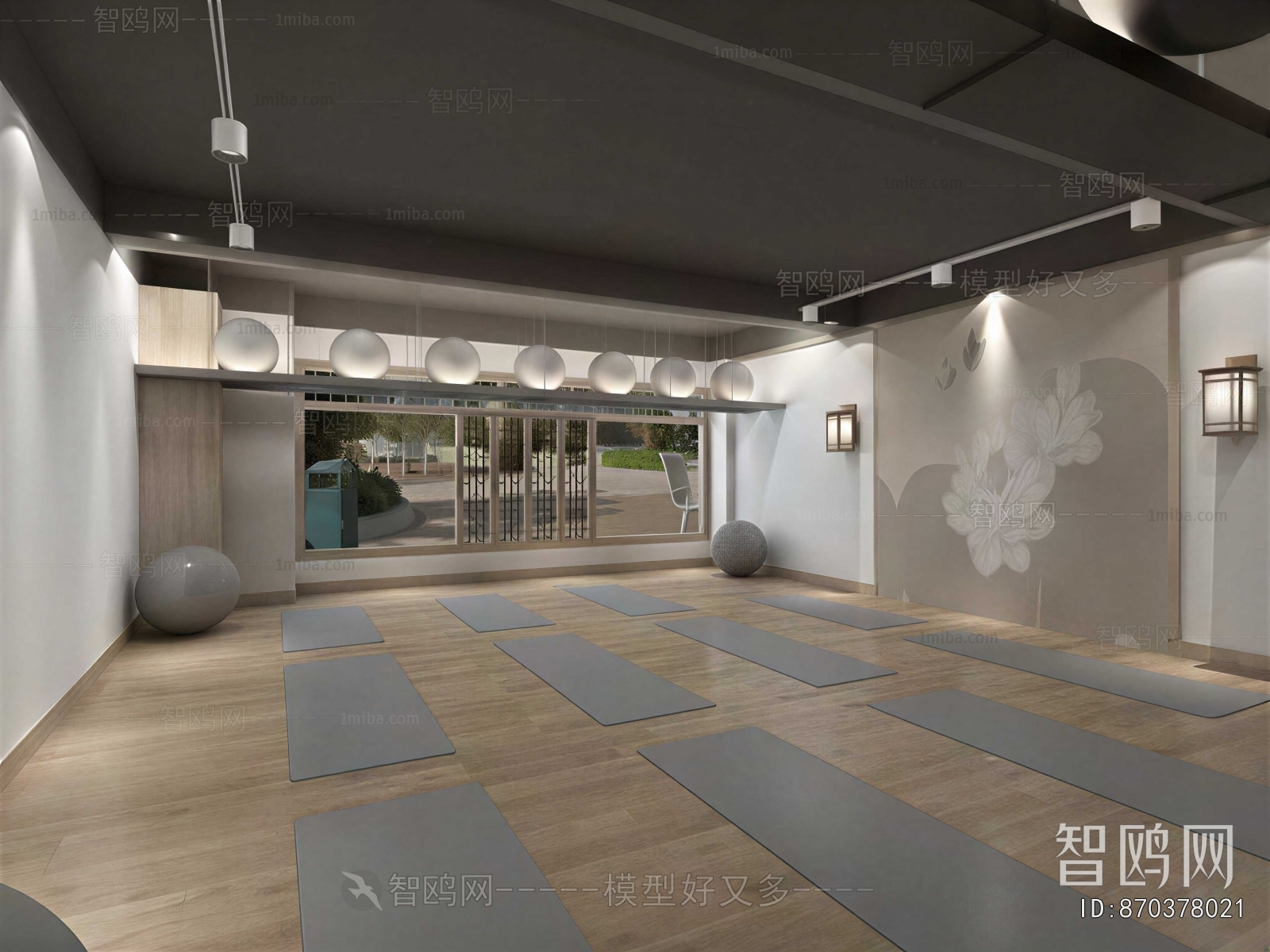 Modern Yoga Room