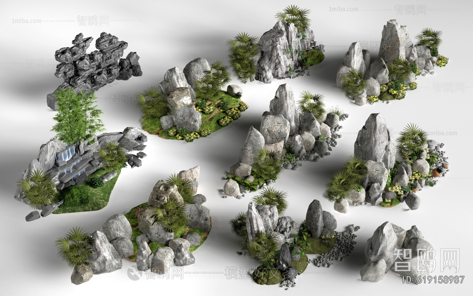 Modern Rockery Waterscape