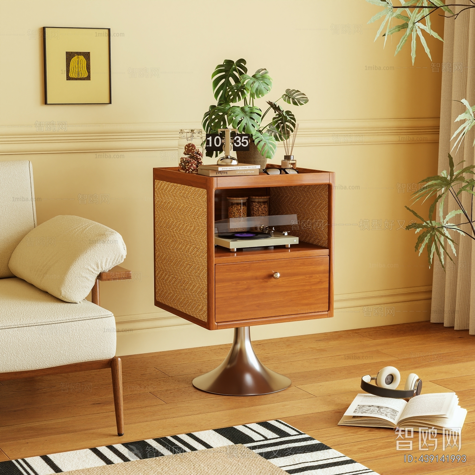 Modern Bedside Cupboard