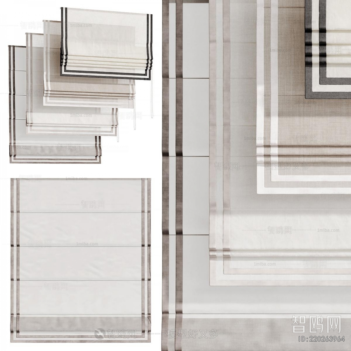 Modern Roman Curtain