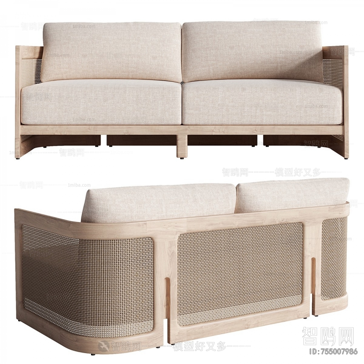 Modern Three-seat Sofa