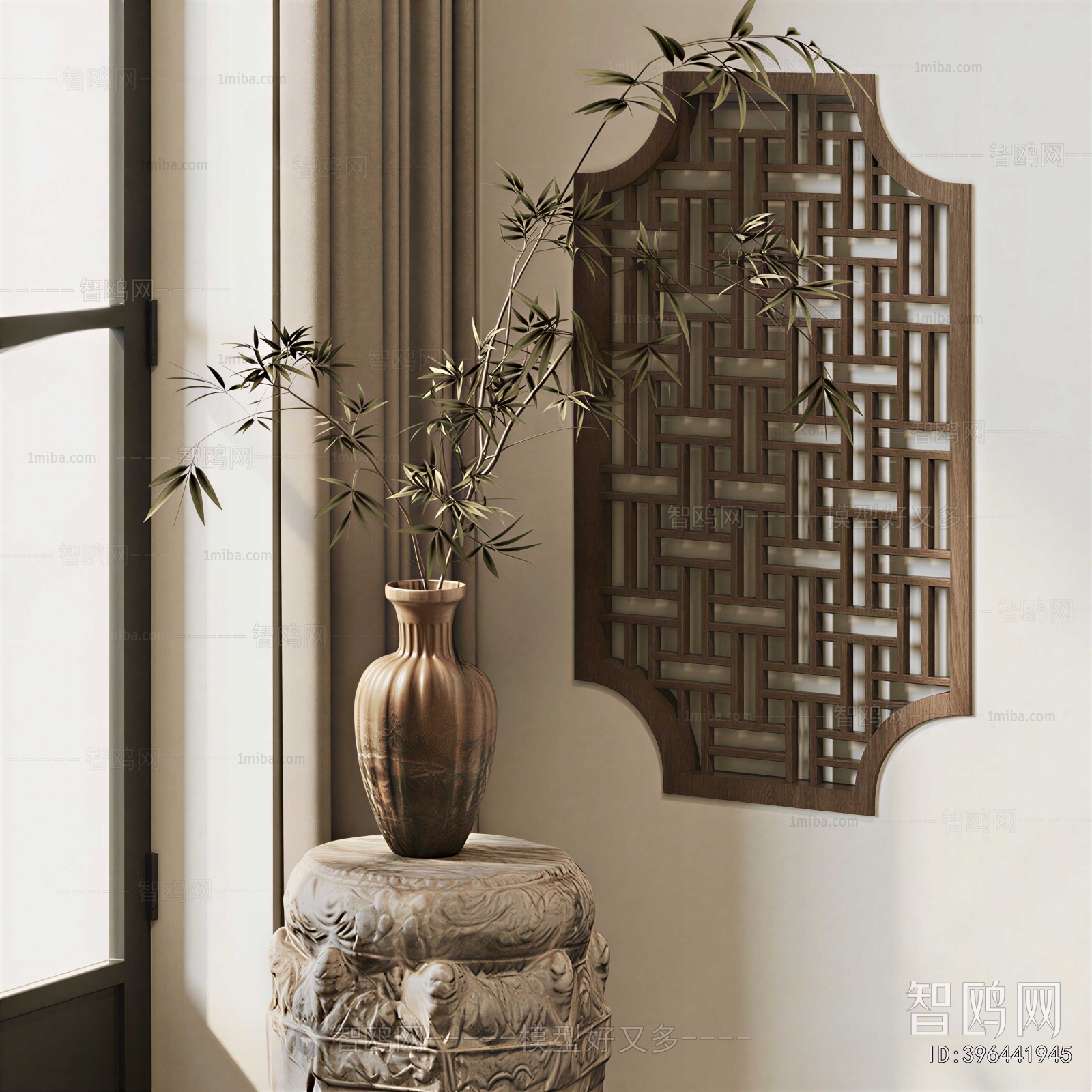 New Chinese Style Flower Arrangement