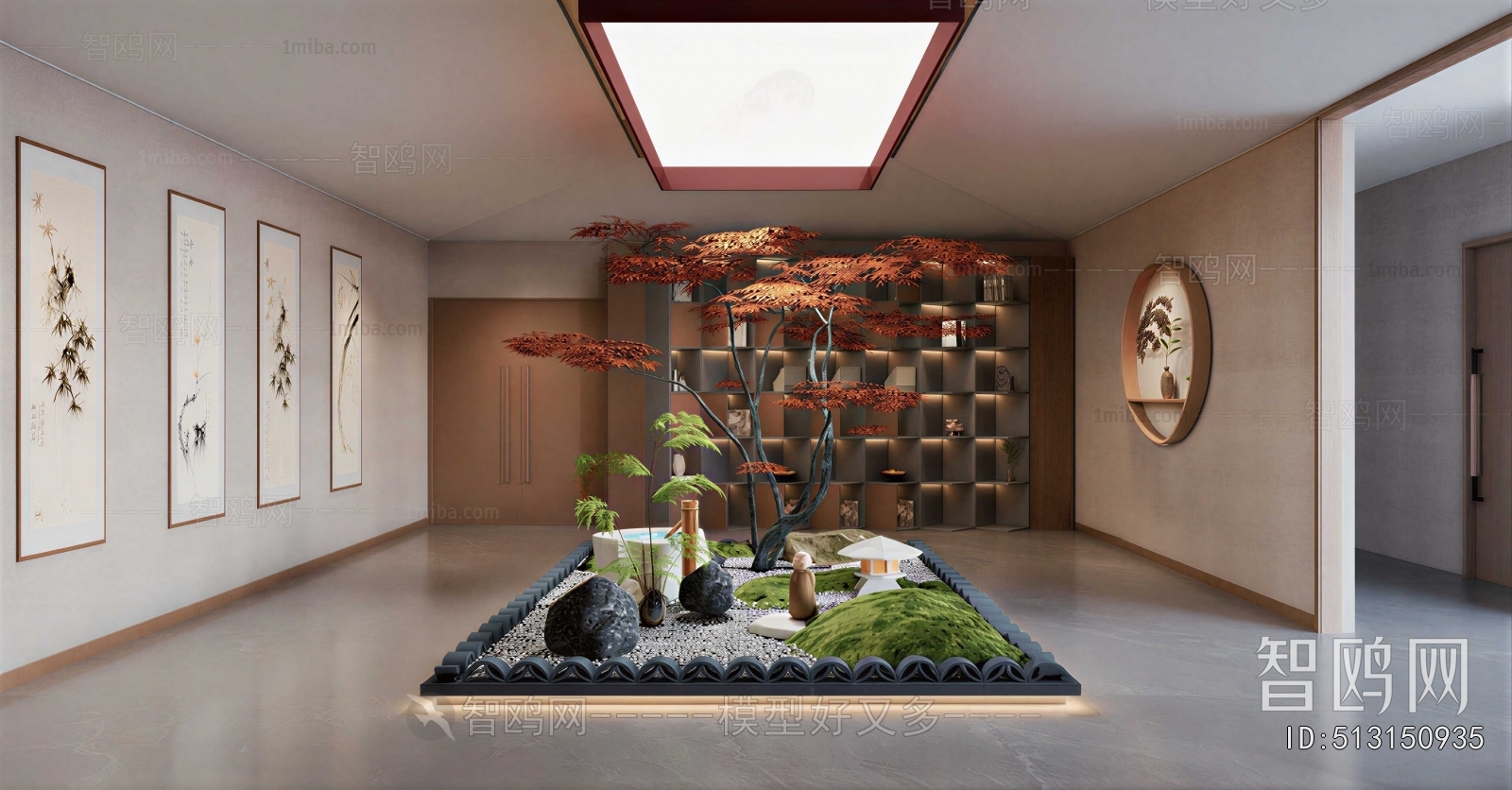 New Chinese Style Hallway