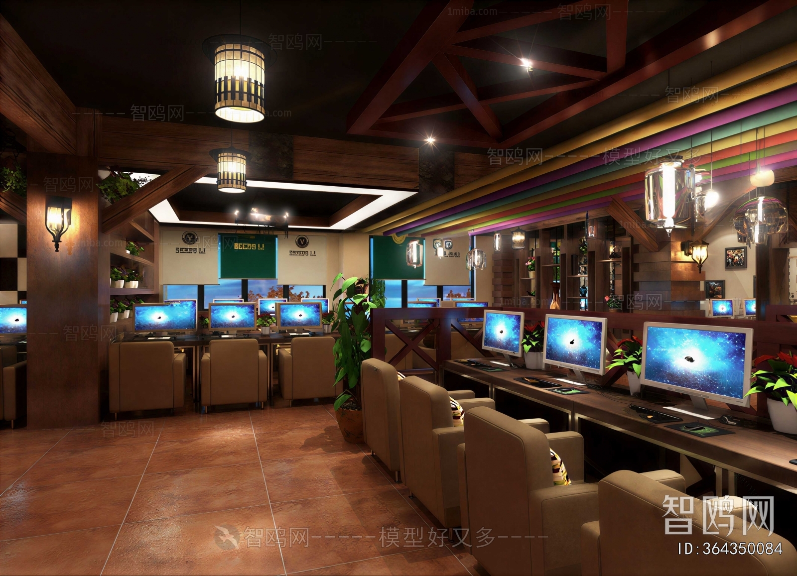 Modern Internet Cafe