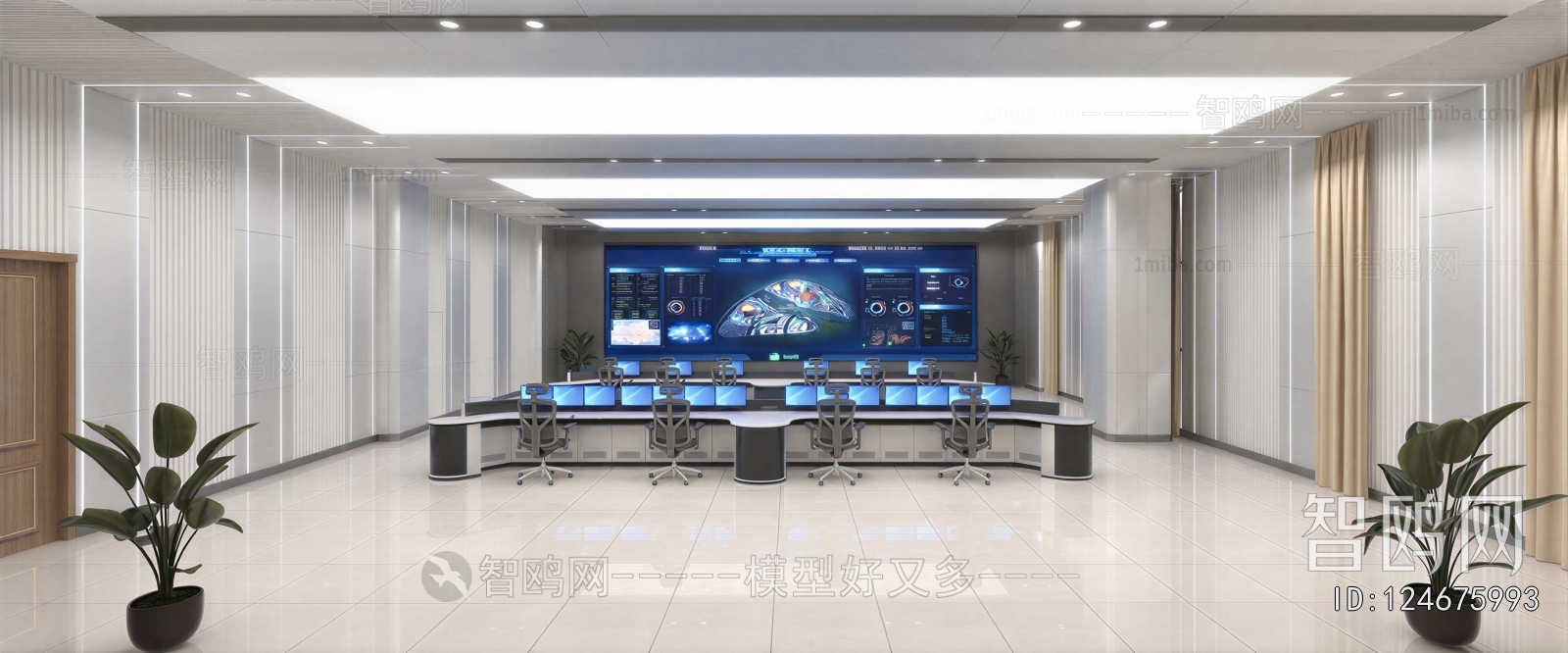 Modern Monitor Room
