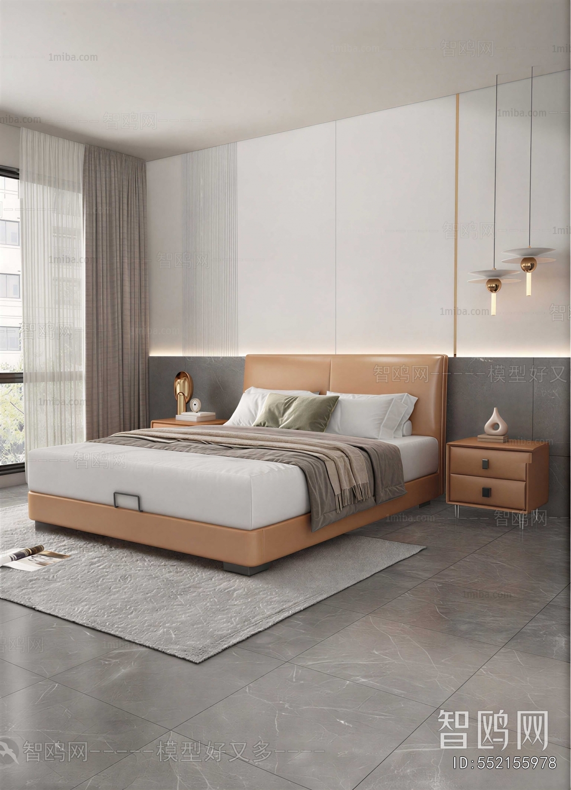 Modern Double Bed