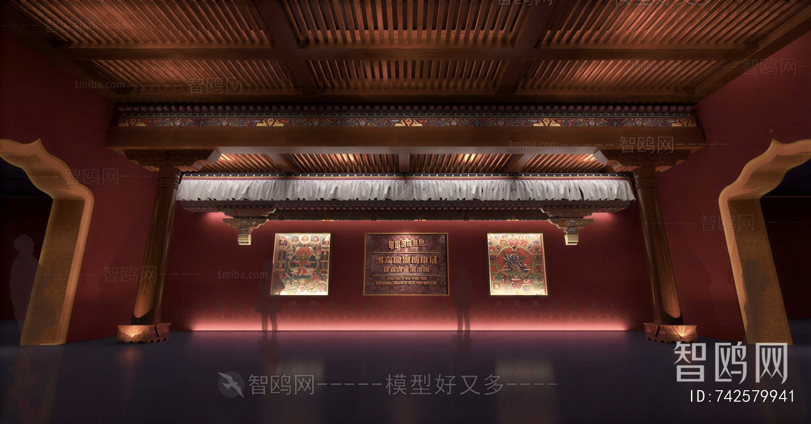 New Chinese Style Exhibition Hall