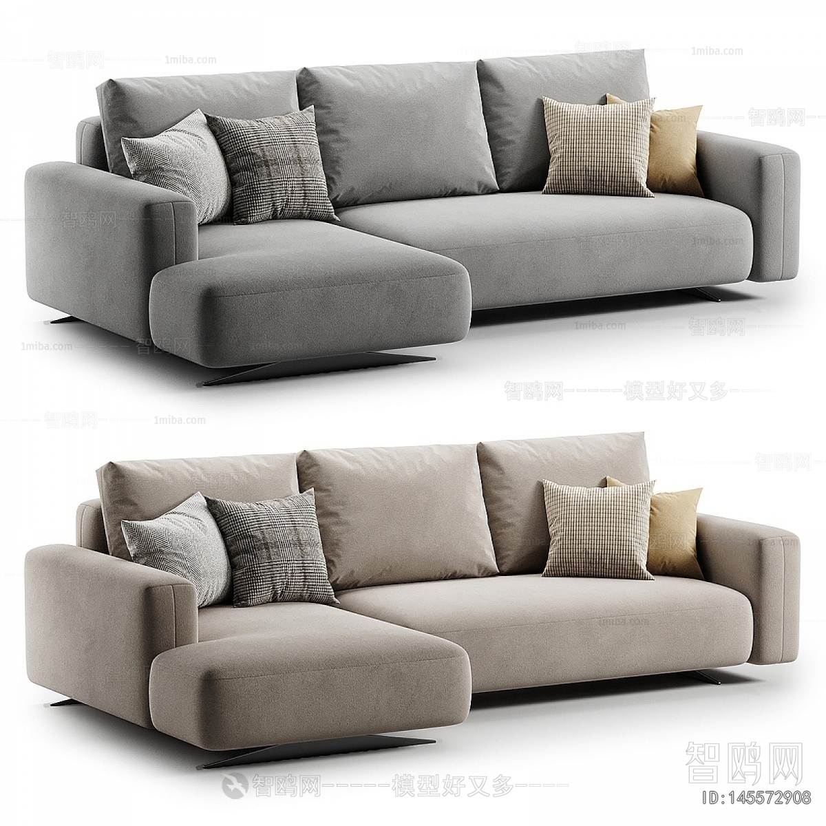 Modern Three-seat Sofa