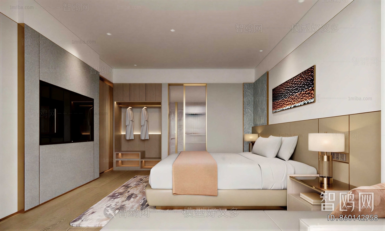 Modern Guest Room