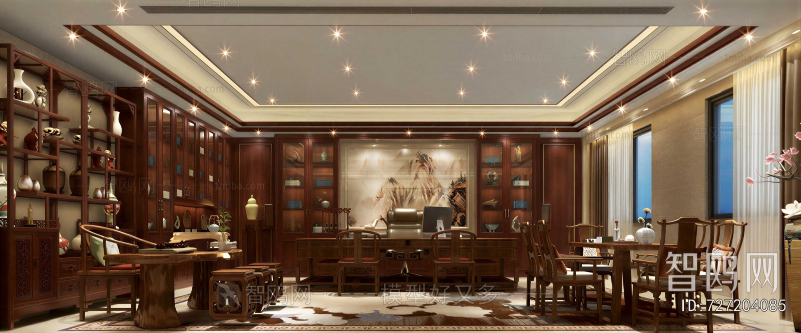 New Chinese Style Manager's Office