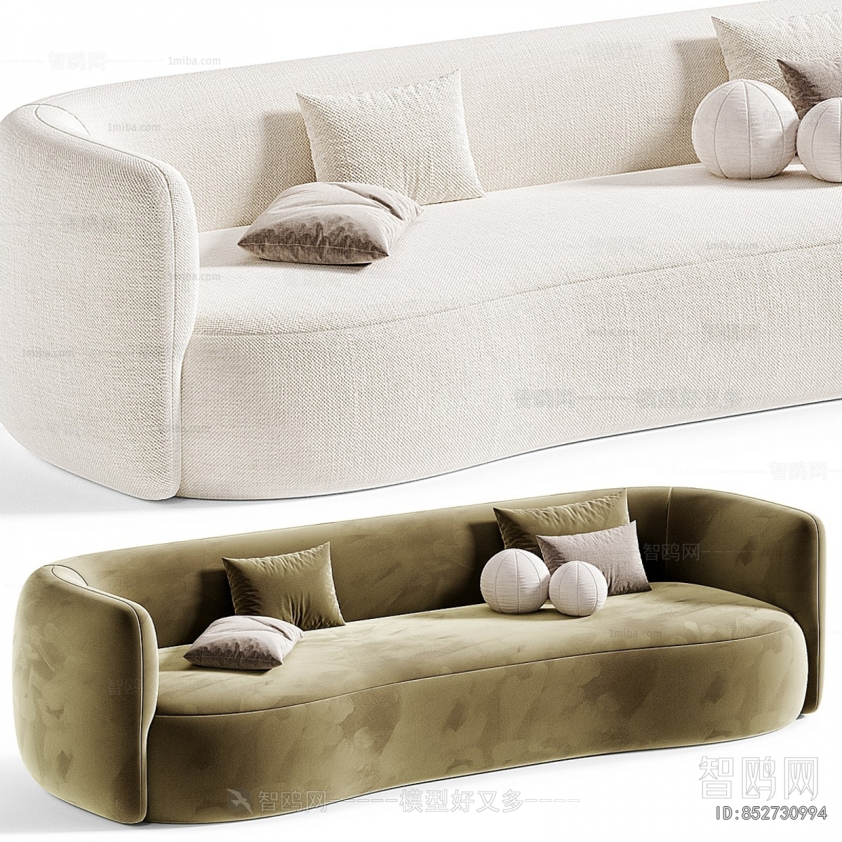 Modern Three-seat Sofa