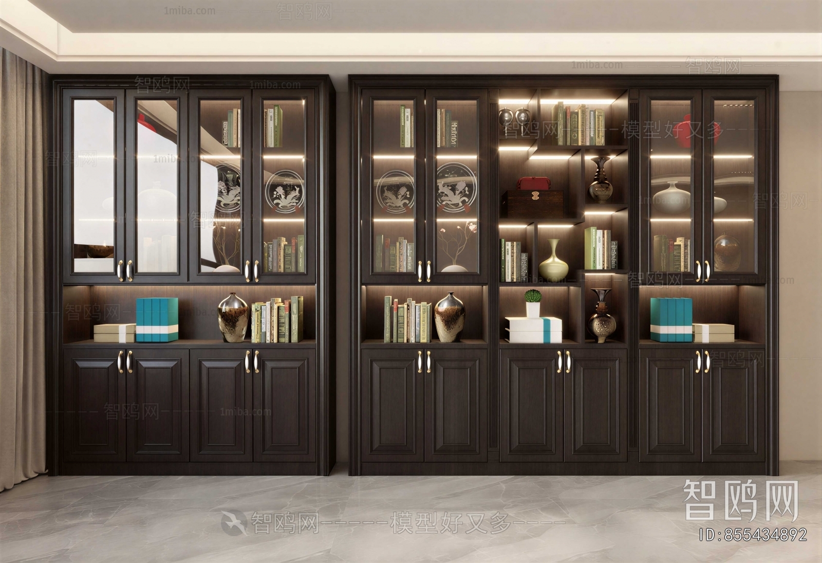 New Chinese Style Bookcase