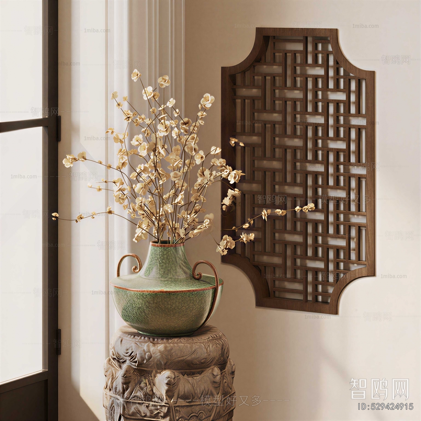 New Chinese Style Flower Arrangement